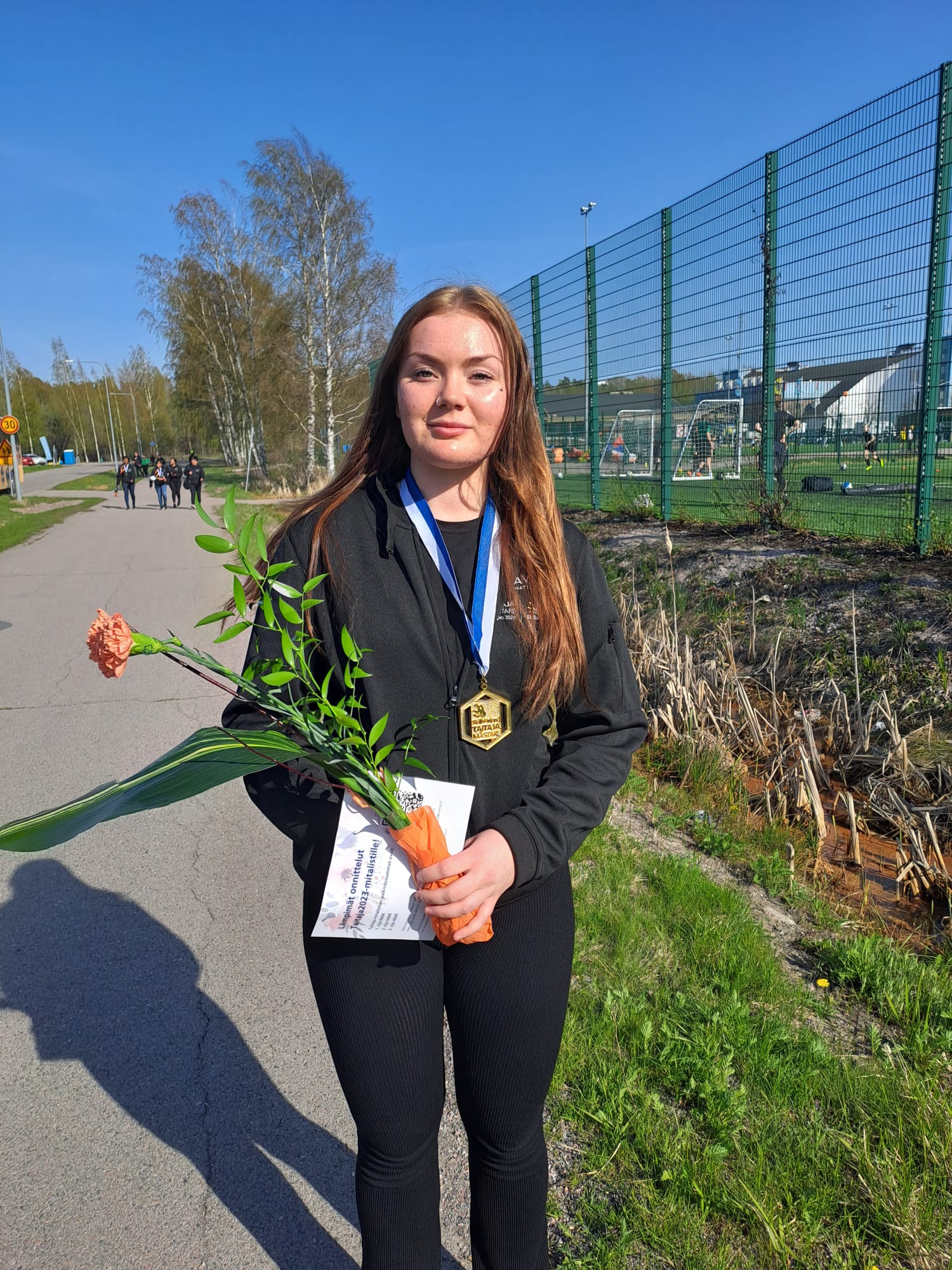 Camilla Laukkanen voitti kultamitalin Taitaja 2023 -kilpailussa.